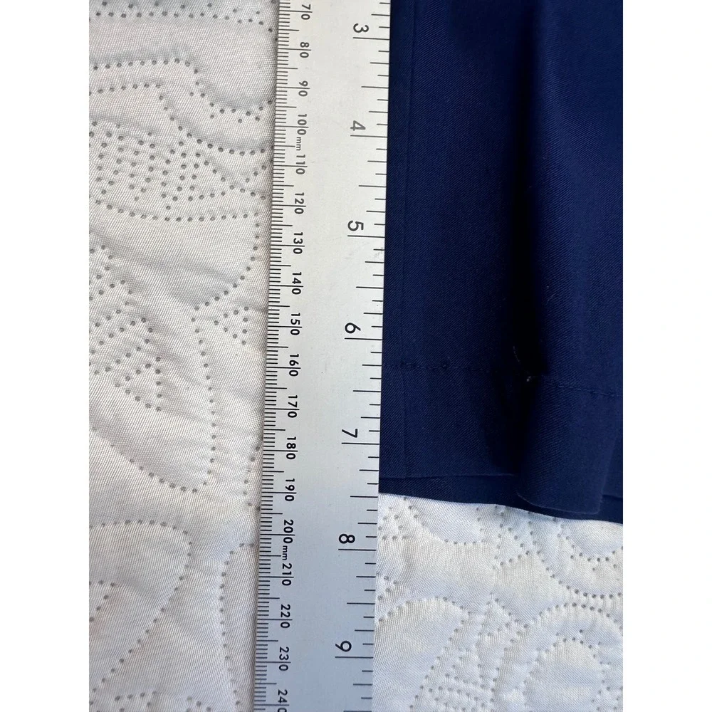 Simply Vera Vera Wang Navy Blue Stretch Shorts Womens Small Pockets Casual